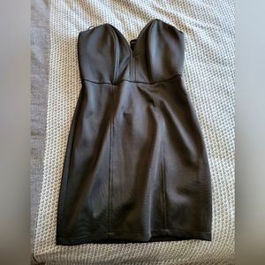Forever 21 NWT Black strapless mini party dress size large